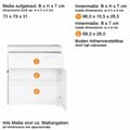 Pikkukuva 9 / 11: Allaskaappi Trendteam Valkoinen