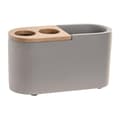 Miniatyrbillede 1 af 2: Glas DKD Home Decor Grå Natur Bambus Cement 11 X 4,5 X 6 CM