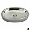 Pikkukuva 1 / 3: Saippuakuppi Berilo BP15-004-3 Harmaa Hopeinen Ruostumaton teräs Muovinen 9,5 x 2,5 x 13 cm (6 osaa)