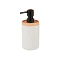Miniatyrbillede 2 af 3: Sæbedispenser Berilo 91037 Hvid Træ Harpiks Plastik 9,5 x 18,5 x 7,8 cm (6 enheder)