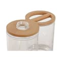 Miniatyrbillede 5 af 5: Conjunto de Banho Home ESPRIT Gennemsigtig Natur Bambus Aluminium polystyren 16 x 9 x 18 cm
