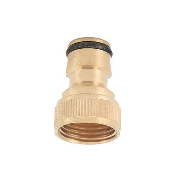 INF Vandhaneadapter - Indvendig 1/2" Nippelbeslag til Hurtig Tilslutning Guld