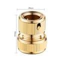 Miniatyrbilde 3 av 5: INF 5-punkts vannkranadapter i messing - Slitesterk og rask tilkobling
