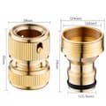 Miniatyrbillede 2 af 5: INF Vandhaneforbindelsessæt: 4-punkts vandtilslutning med 22/24 mm universalnippel