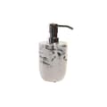 Miniatyrbillede 1 af 2: Sæbedispenser DKD Home Decor Sort Cement Hvid