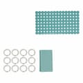 Miniatyrbillede 2 af 3: Conjunto de Banho Berilo CN-B6032A-GREEN Grøn PVC Polyetylen EVA (12 enheder)