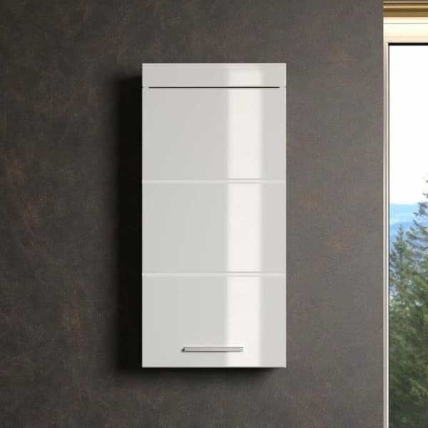 Badeværelse reol Trendteam Amanda Hvid 37 x 77 x 23 cm