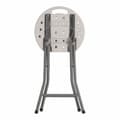 Miniatyrbillede 2 af 2: Sammenklappelig skammel EDM 73798 Hvid 33 x 30 x 45 cm