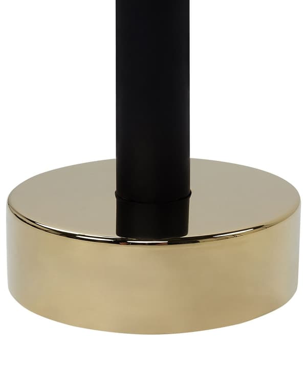 Badkarsblandare Svart med Guld Mässing Rostfritt stål Fristående badkarsblandare med handdusch Modern design