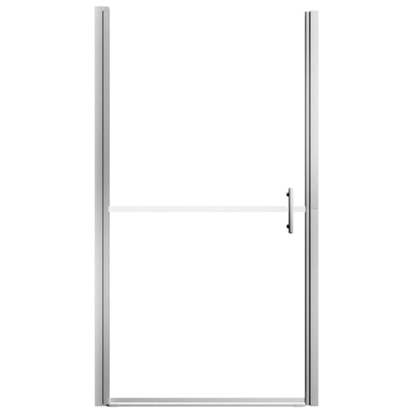 vidaXL Dusjdør frostet herdet glass 91x195 cm