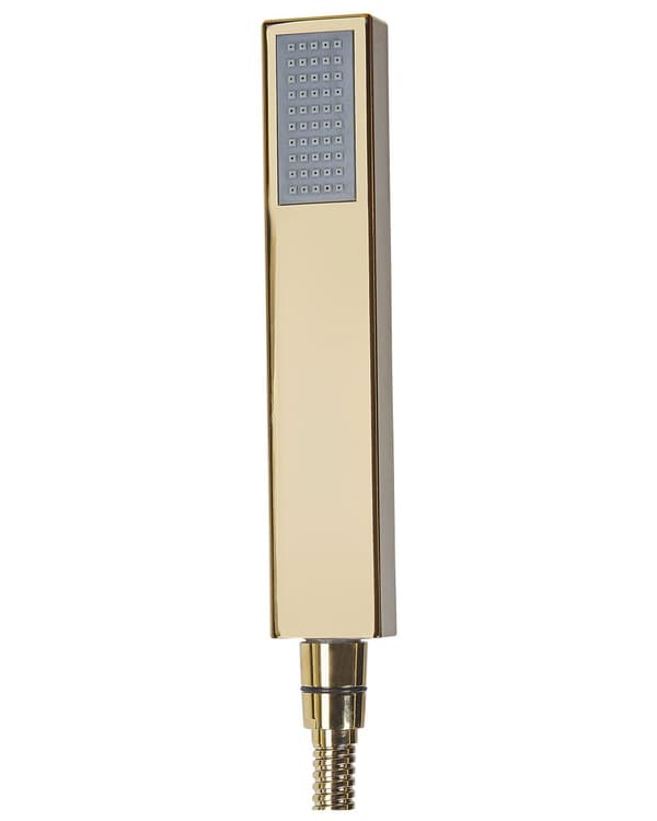 Badkarsblandare Guld Krom Fristående 118 cm Moderna badrumstillbehör