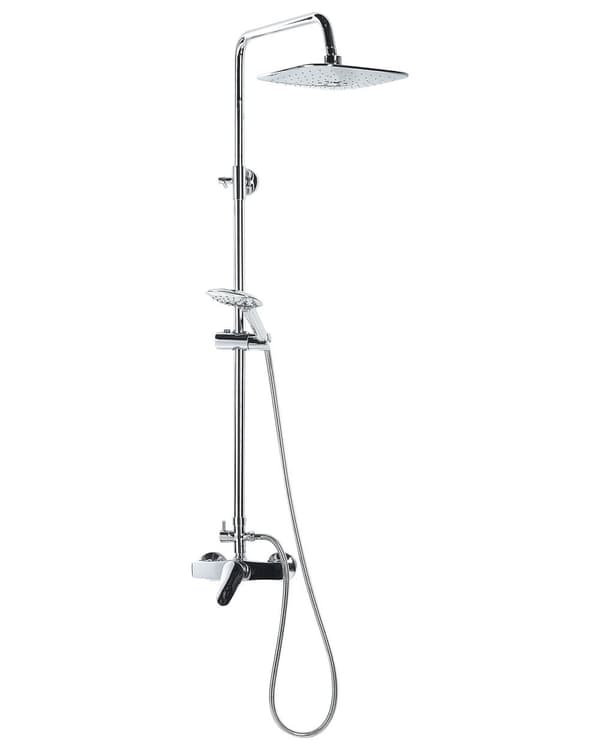 Blandare Krom Silver Mässing Regnfunktion Handdusch Modernt set