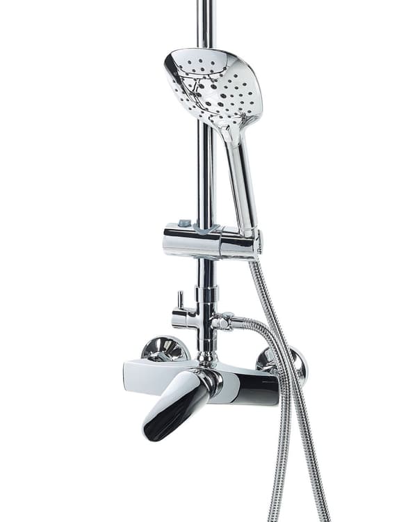 Blandare Krom Silver Mässing Regnfunktion Handdusch Modernt set