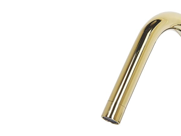 Tvättställsblandare Guld Blank Metall Mässing Modern Badrumsblandare