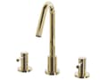 Miniatyrbild 1 av 9: Tvättställsblandare Guld Blank Metall Mässing Modern Badrumsblandare