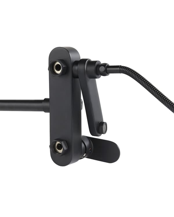 Blandare Duschset Svart Mässing med Vattenfallsfunktion Glans Finish Glamour Modern