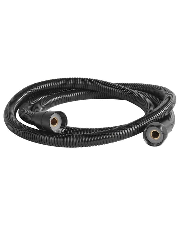 Blandare Duschset Svart Mässing med Vattenfallsfunktion Glans Finish Glamour Modern
