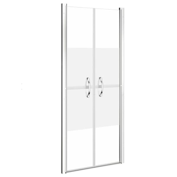 vidaXL Dusjdør halvfrostet ESG 71x190 cm