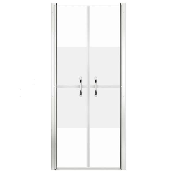 vidaXL Dusjdør halvfrostet ESG 86x190 cm