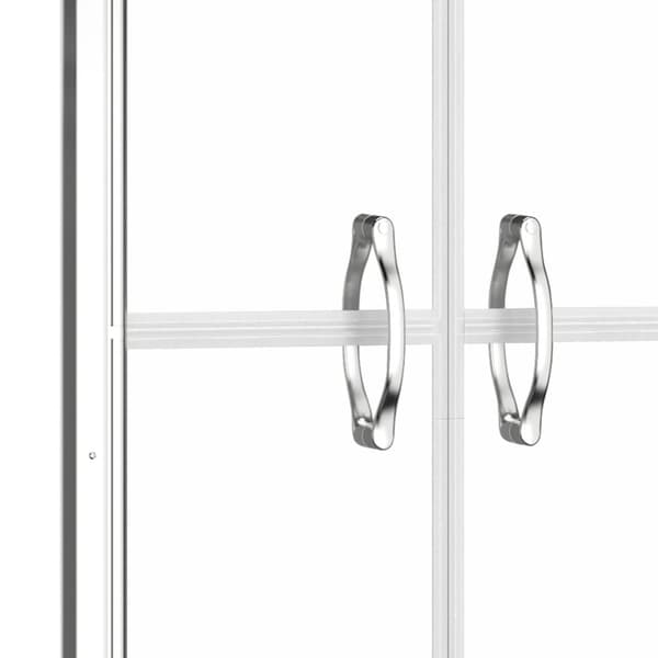 vidaXL brusedør 76x190 cm klart sikkerhedsglas