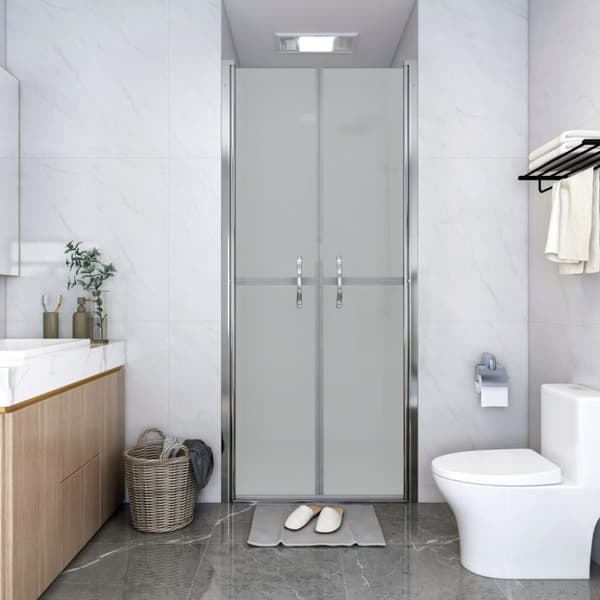 vidaXL brusedør 91x190 cm matteret sikkerhedsglas