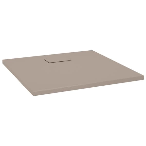 vidaXL Dusjvegg med herdet glass svart 80x195 cm