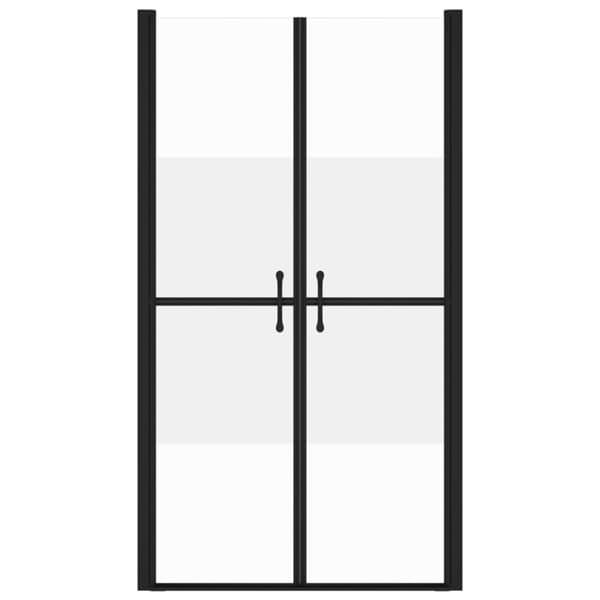 vidaXL Dusjdør halvfrostet ESG (93-96)x190 cm