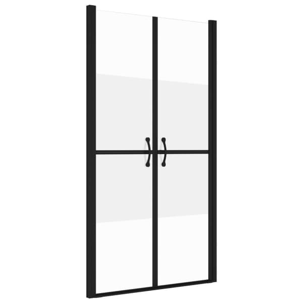vidaXL Dusjdør halvfrostet ESG (93-96)x190 cm