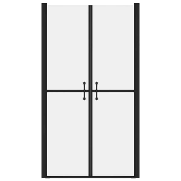 vidaXL brusedør (93-96)x190 cm sikkerhedsglas matteret