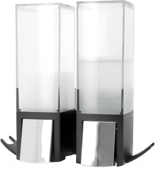 sæbedispenser Clever 620 ml 20,6 cm sort
