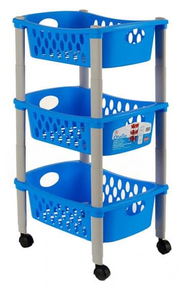 förvaringsvagn 40 x 29,5 x 68,5 cm grön