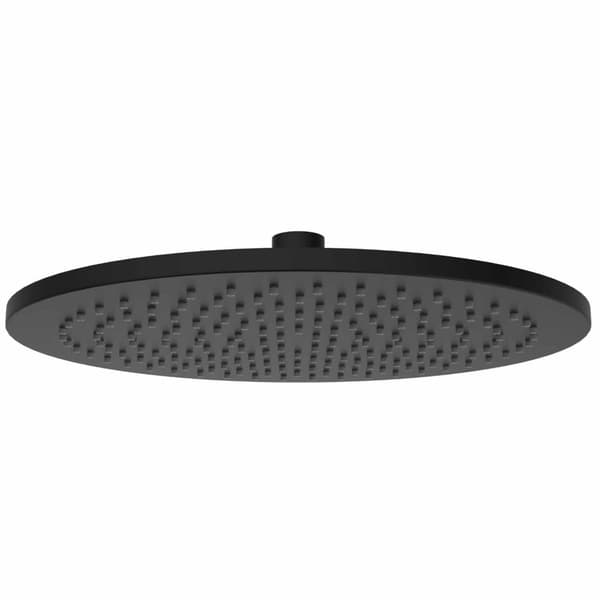 Hovedbruser Sort Mat I Metal Rund 25 cm
