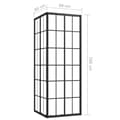 Miniatyrbilde 9 av 9: vidaXL Dusjkabinett ESG 80x80x180 cm