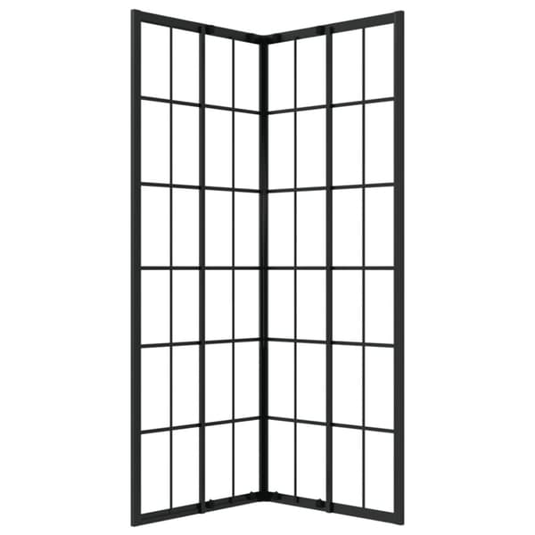 vidaXL brusekabine 80x80x180 cm sikkerhedsglas