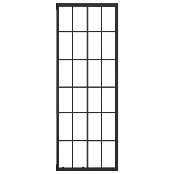 vidaXL brusekabine 80x80x180 cm sikkerhedsglas