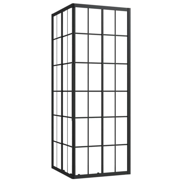 vidaXL brusekabine 80x80x180 cm sikkerhedsglas