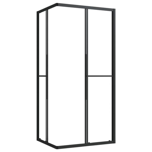 vidaXL brusekabine 90x70x180 cm sikkerhedsglas