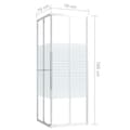 Miniatyrbillede 9 af 9: vidaXL brusekabine 70x70x180 cm sikkerhedsglas