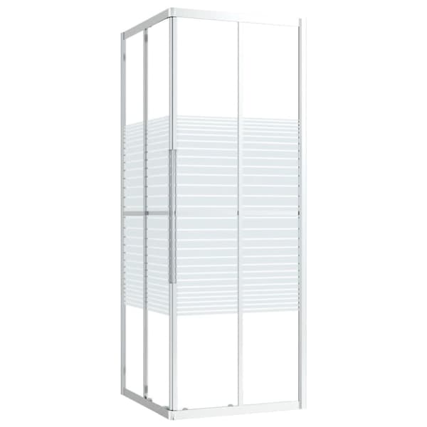vidaXL brusekabine 70x70x180 cm sikkerhedsglas