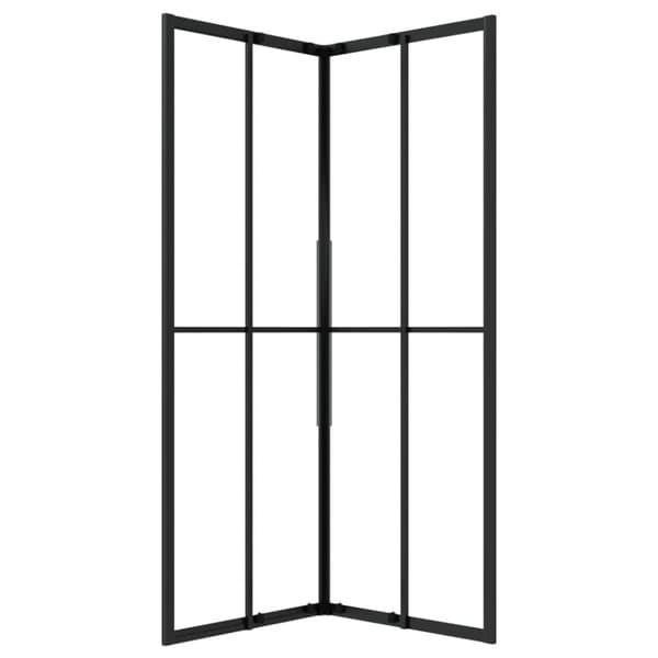 vidaXL brusekabine 70x70x180 cm sikkerhedsglas