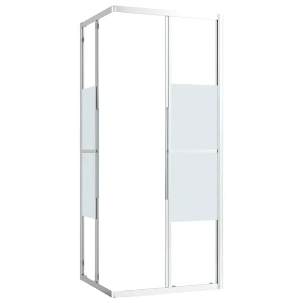 vidaXL brusekabine 80x70x180 cm sikkerhedsglas