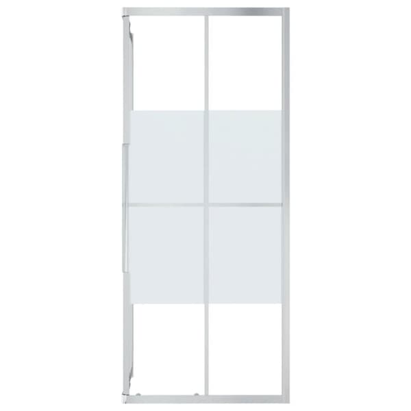 vidaXL brusekabine 80x70x180 cm sikkerhedsglas