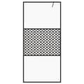 Miniatyrbild 3 av 5: vidaXL Duschvägg med klart ESG-glas 80x195 cm svart