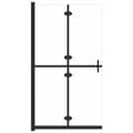 Miniatyrbillede 2 af 7: vidaXL foldbar brusevæg 80x190 cm transparent sikkerhedsglas