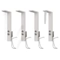 Miniatyrbilde 9 av 10: vidaXL Dusjpanel aluminium hvit