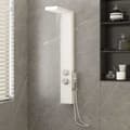 Miniatyrbilde 2 av 10: vidaXL Dusjpanel aluminium hvit
