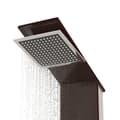 Miniatyrbilde 2 av 10: vidaXL Dusjpanel glass brun
