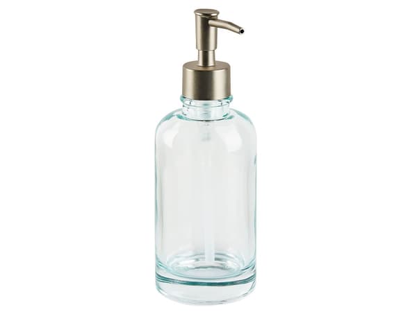 Badrumstillbehör Set i 5 delar Grön Glas Glam Tvålpump Tvålfat Tandborsthållare Kopp