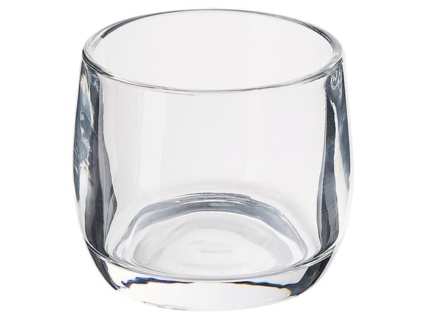 Badrumstillbehör Set i 4 delar Genomskinligt Glas Glam Tvålpump Tandborsthållare Kopp