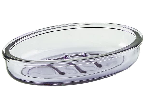 Violetti 4-osainen lasinen kylpyhuonesetti saippuapumppu saippua-astia hammasharjakuppi astia